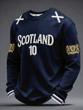 Men's Scotland Rugby Lover Printed Waffle Tops