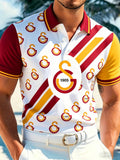 Men's Turkish Football Galatasaray Cheering Art Print Polo Shirt