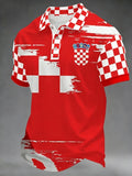 Men's Croatia   2026 polo shirt