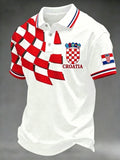 Men's Croatia   2026 polo shirt