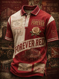 Men's North Lodon Forever Football Lover Printed Casual Tops