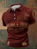 Men's North Lodon Forever Football Lover Printed Casual Tops