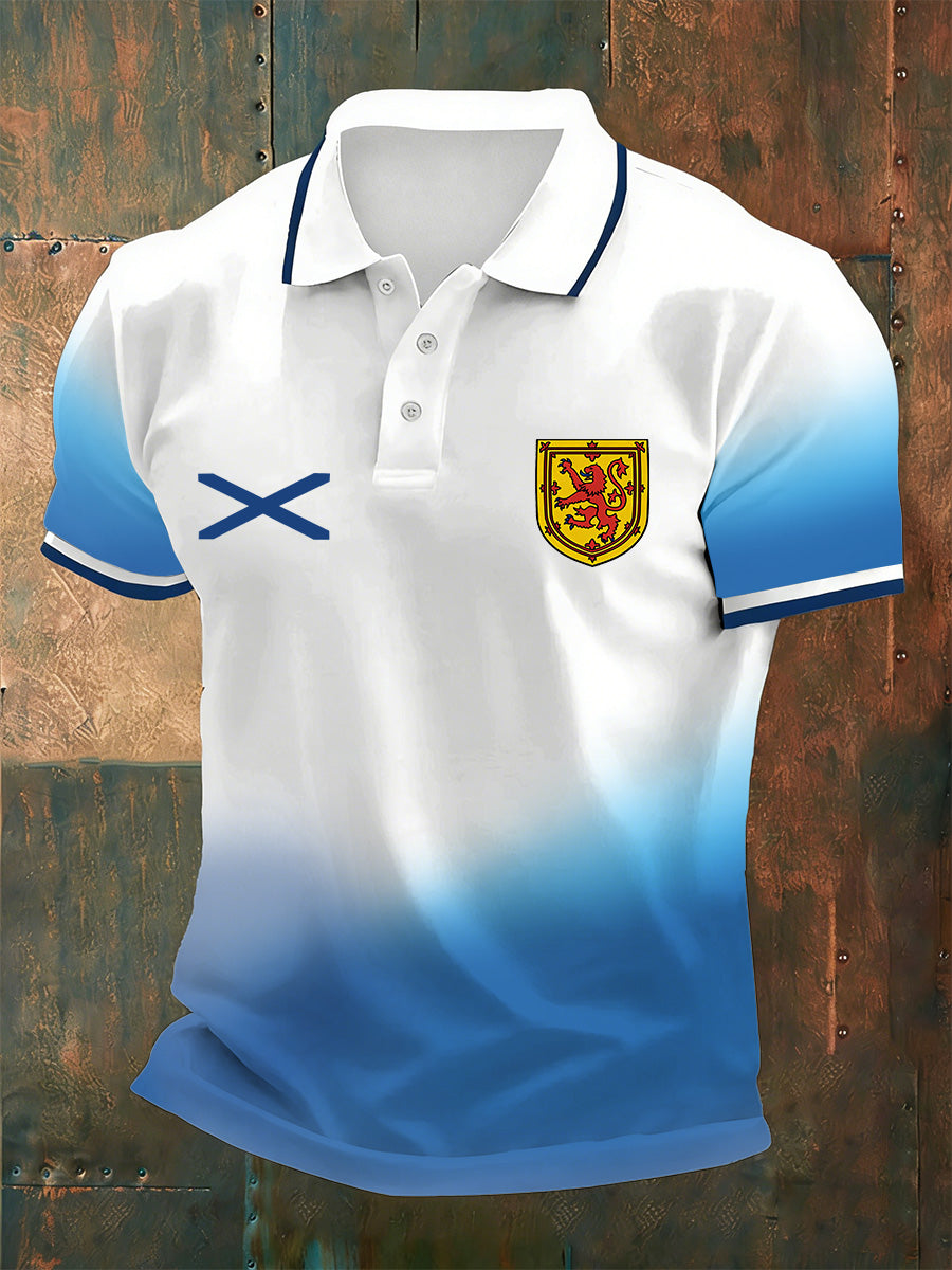 Men's 2026 England  Supporter Printed Polo Shirt