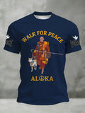 Men's Walk For Peace Print T-Shirt