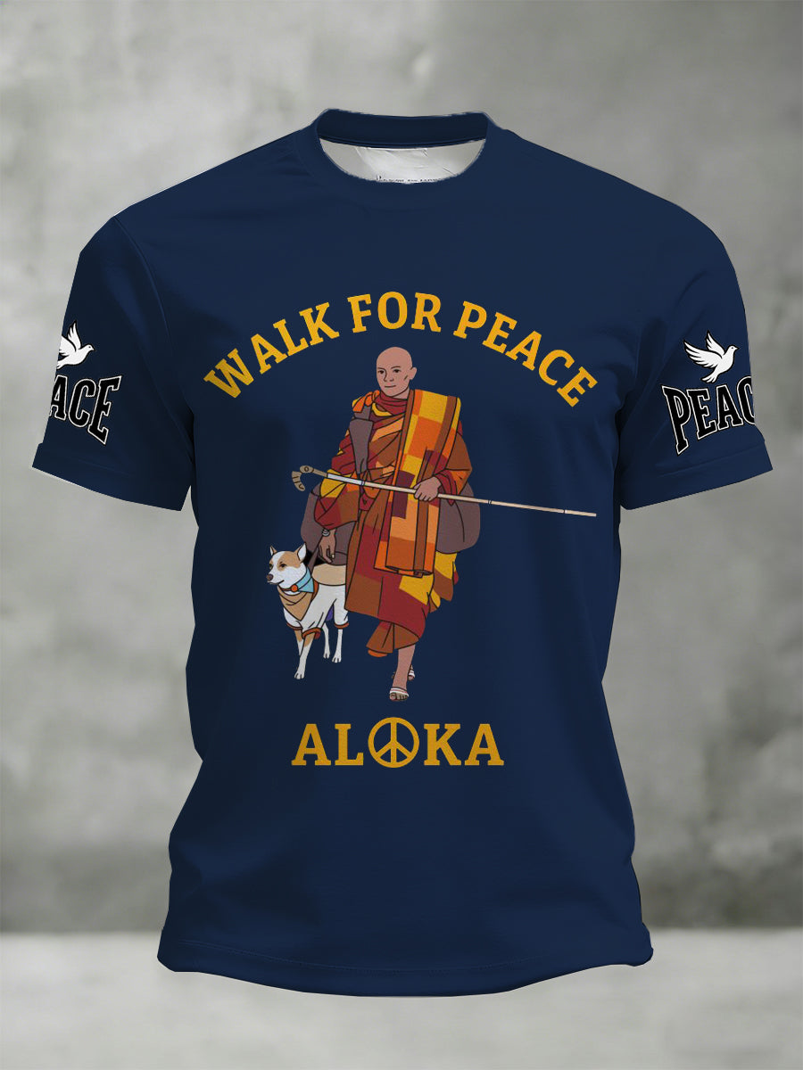 Men's Walk For Peace Print T-Shirt