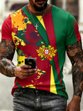 Men's Portugal Football Match Cheer Art Print T-Shirt