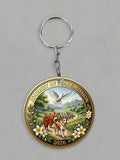 Walk For Peace Round  Acrylic Keychains