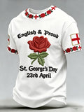 Men's St George's Day short sleeves t-shirt