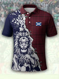 Men's Scotland Football Lover  Printed Casual Tops
