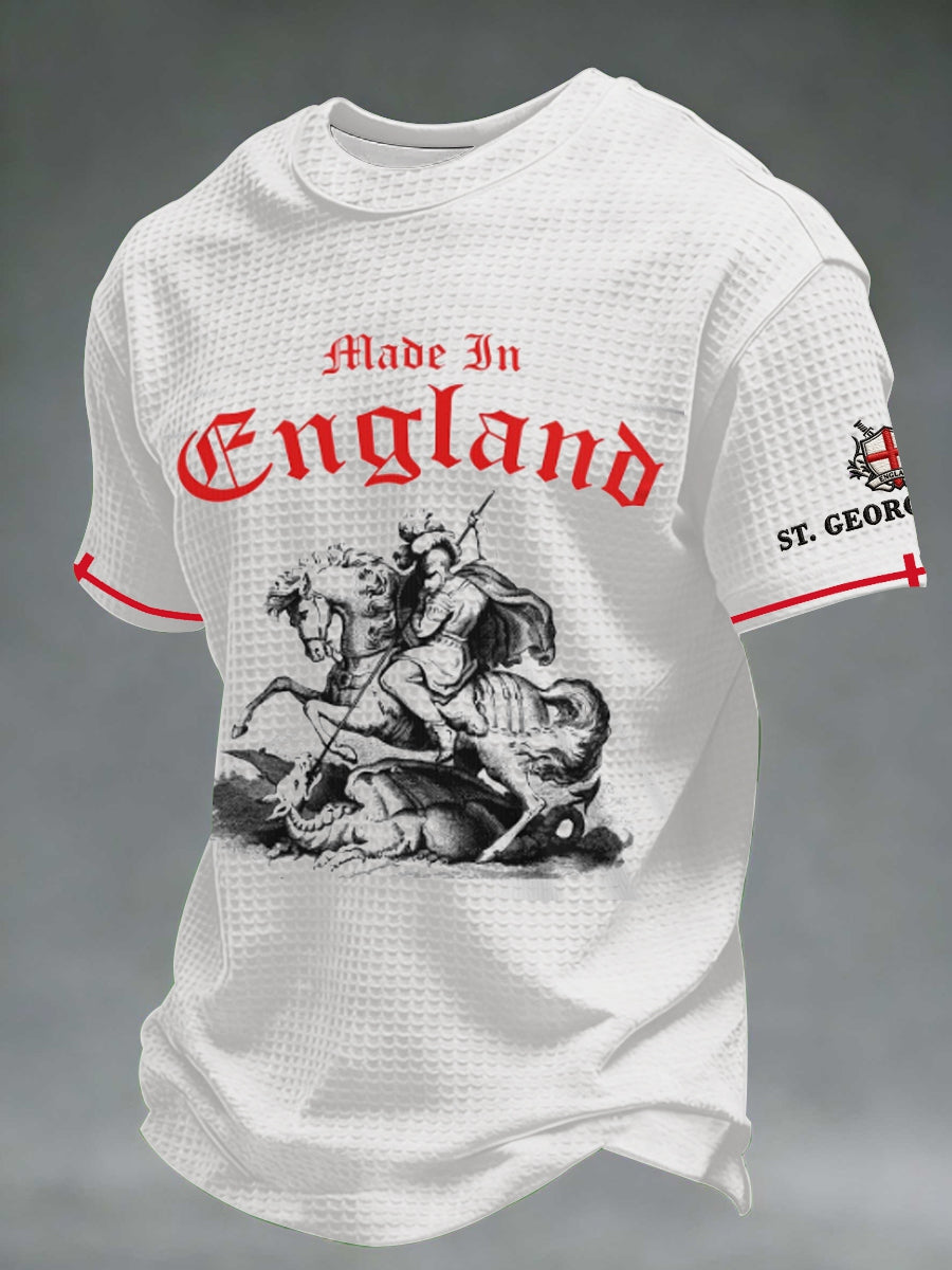 Men's St George's Day Waffle Short Sleeve Tee