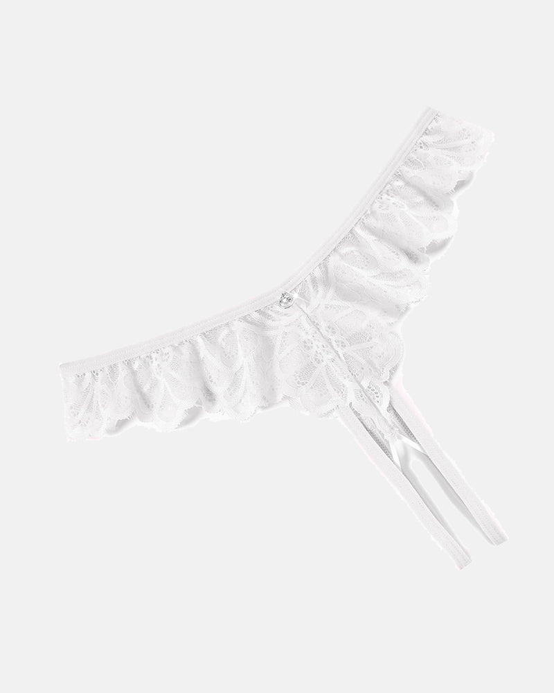 Lace Panties Criss Corss Thong