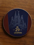 Spain Football Lover 29 Legends Printed Pins