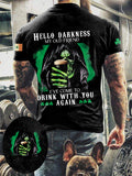 Men's Hello Darkness My Old Friend short sleeves t-shirt