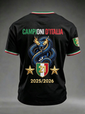 Men's Campioni D'Italia 2025-26 Short Sleeves T-shirt