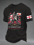 Men's St George's Day short sleeves t-shirt