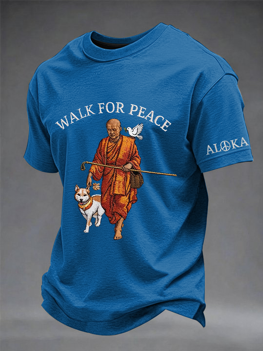 Men's Walk For Peace Short-sleeved T-shirt