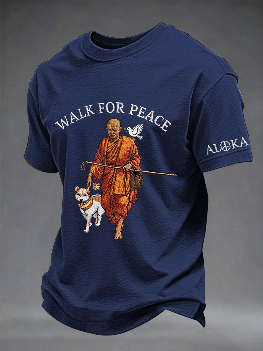 Men's Walk For Peace Short-sleeved T-shirt