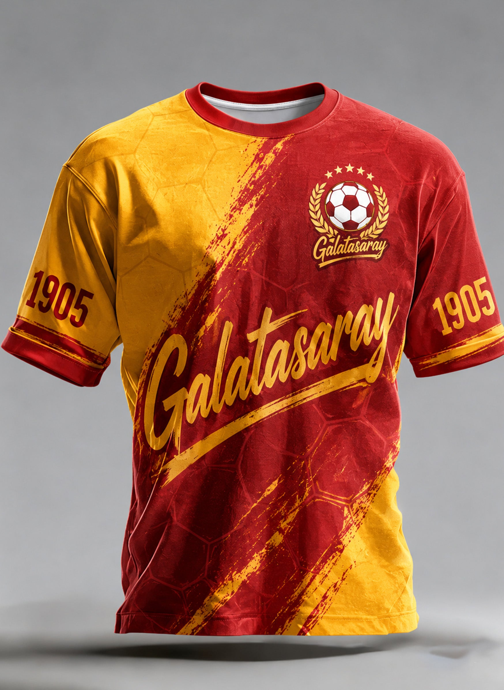 Men's Galatasaray Football Match Art Print T-Shirt