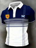 Men's Scotland Football Lover  Printed Casual Tops