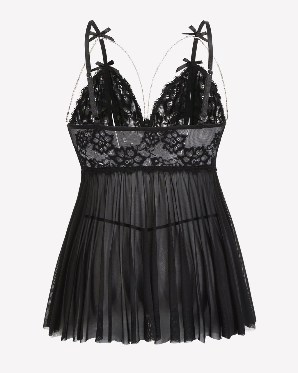 Plus Size Lace Babydoll Nighty