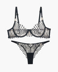 Thin Embroidered Bra and Panty 2 Sets