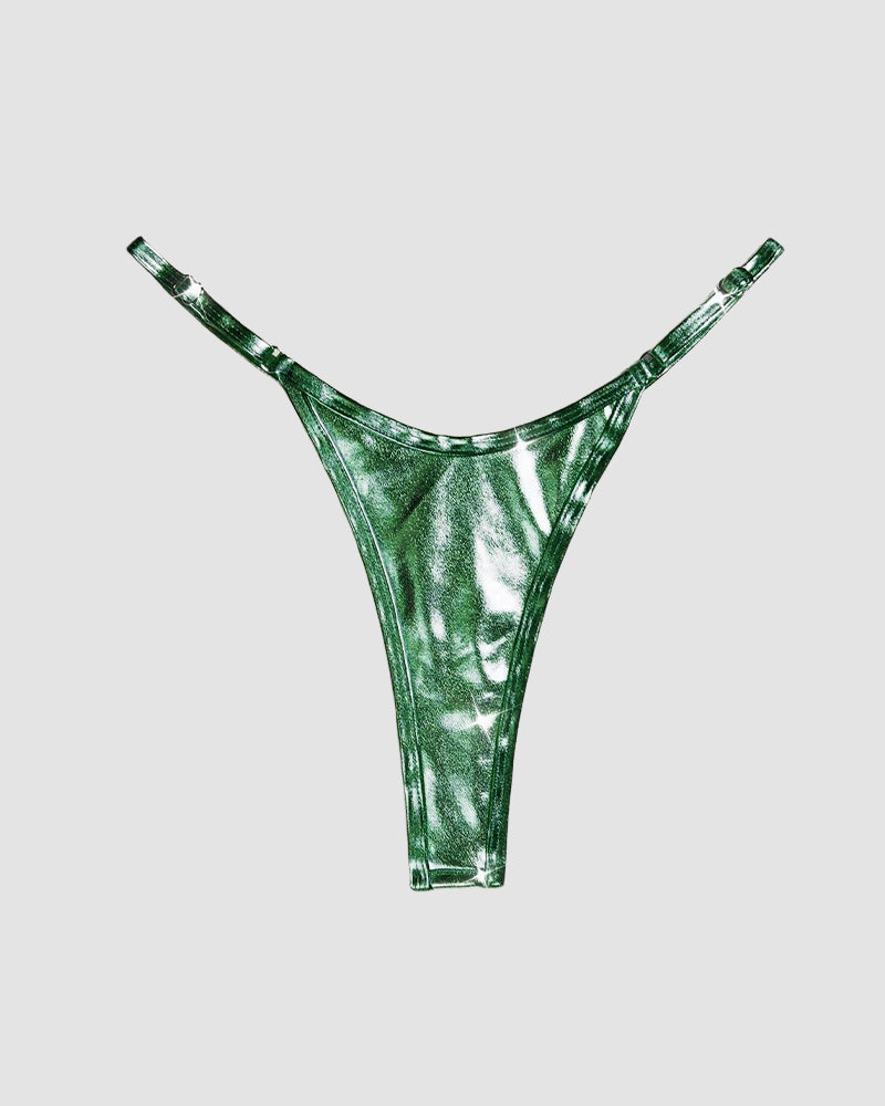 Strappy Leather Thong