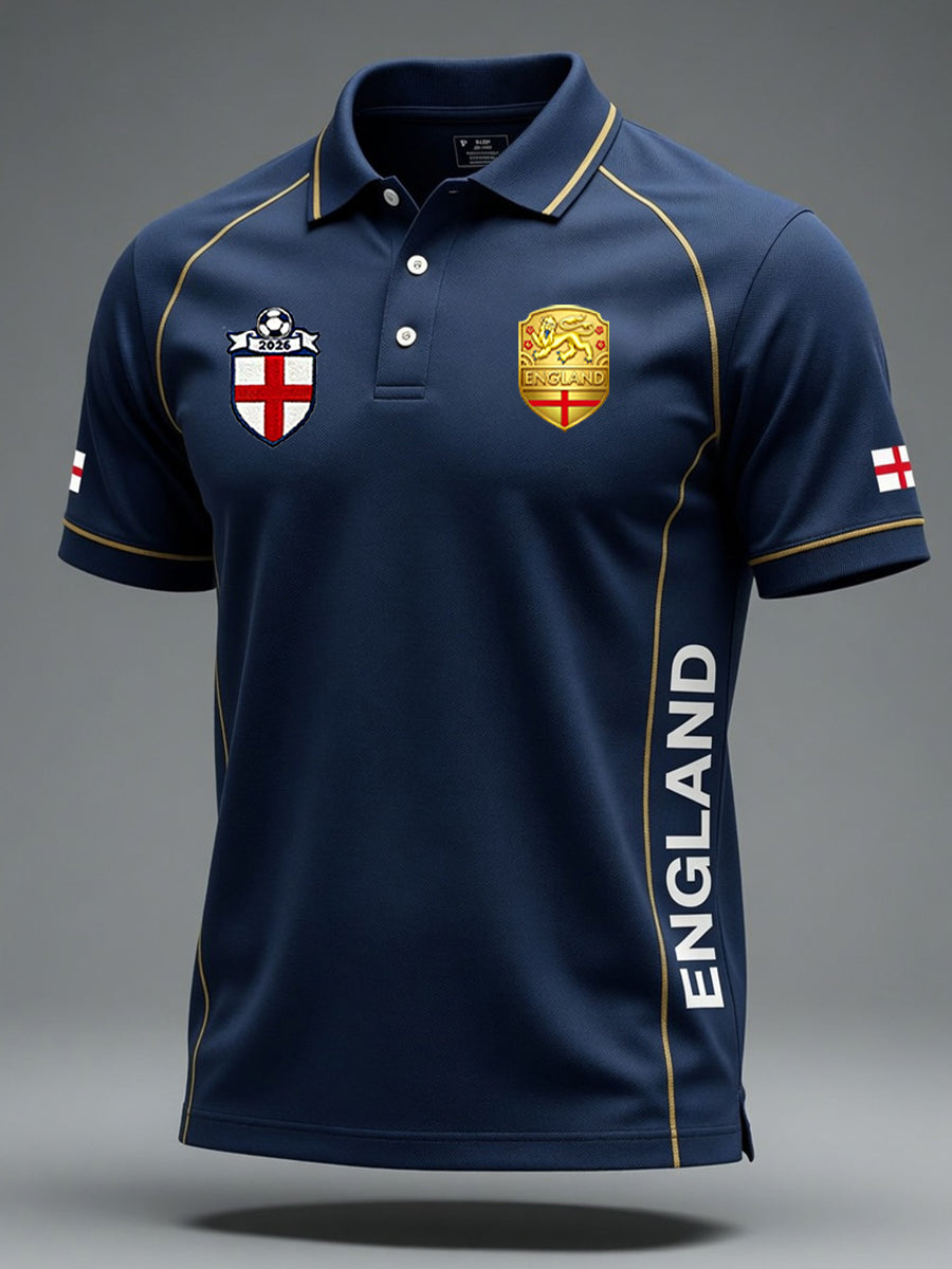 Retro British Football Fan-Style Casual Jersey