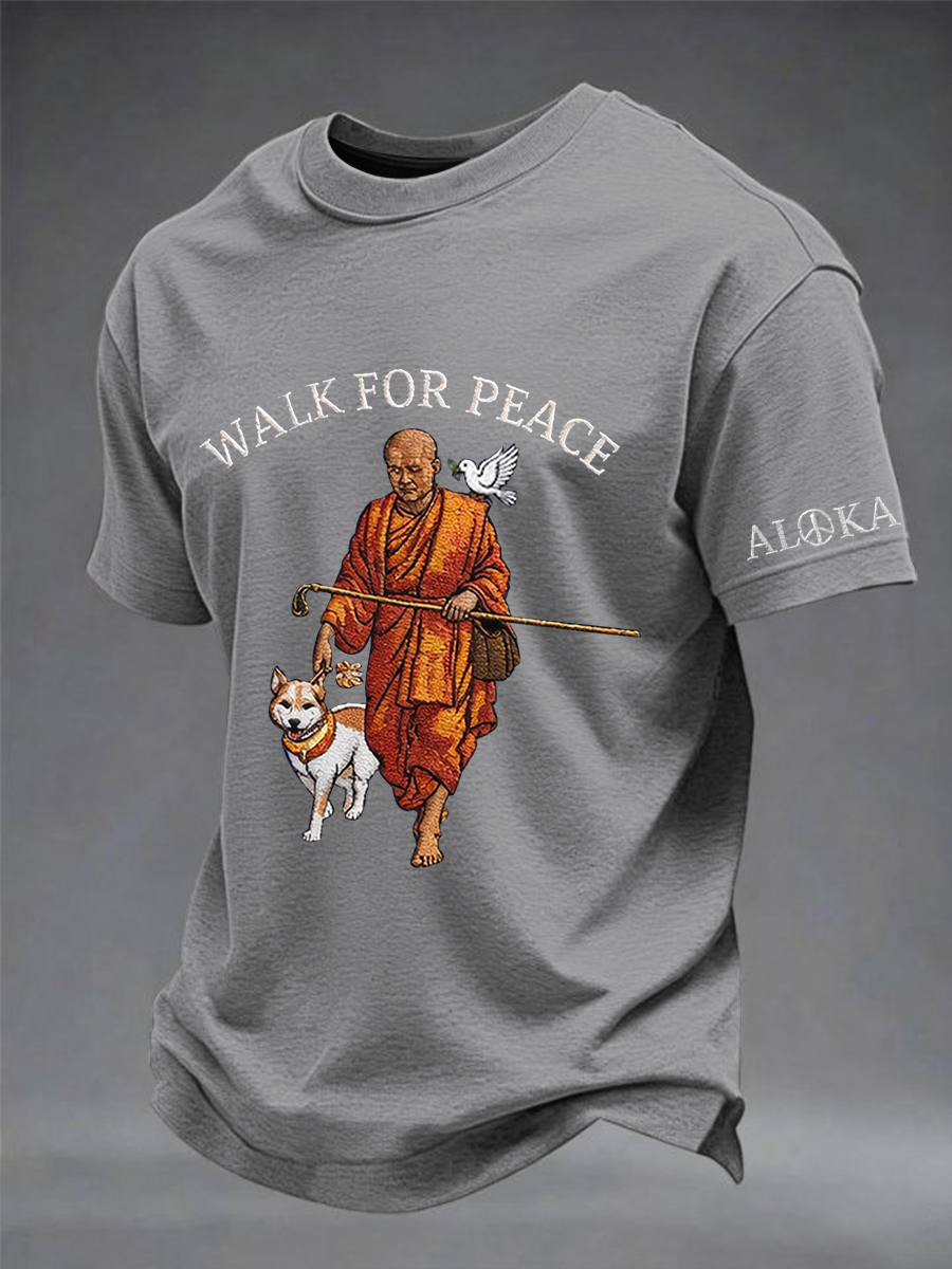 Men's Walk For Peace Short-sleeved T-shirt