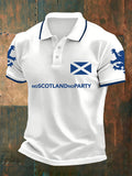 Men's 2026 England  Supporter Printed Polo Shirt