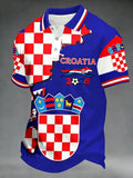 Men's Croatia   2026 polo shirt