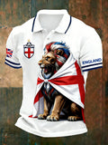 Retro British Football Fan-Style Casual Jersey