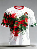 Men's Portugal Football Match Art Print T-Shirt