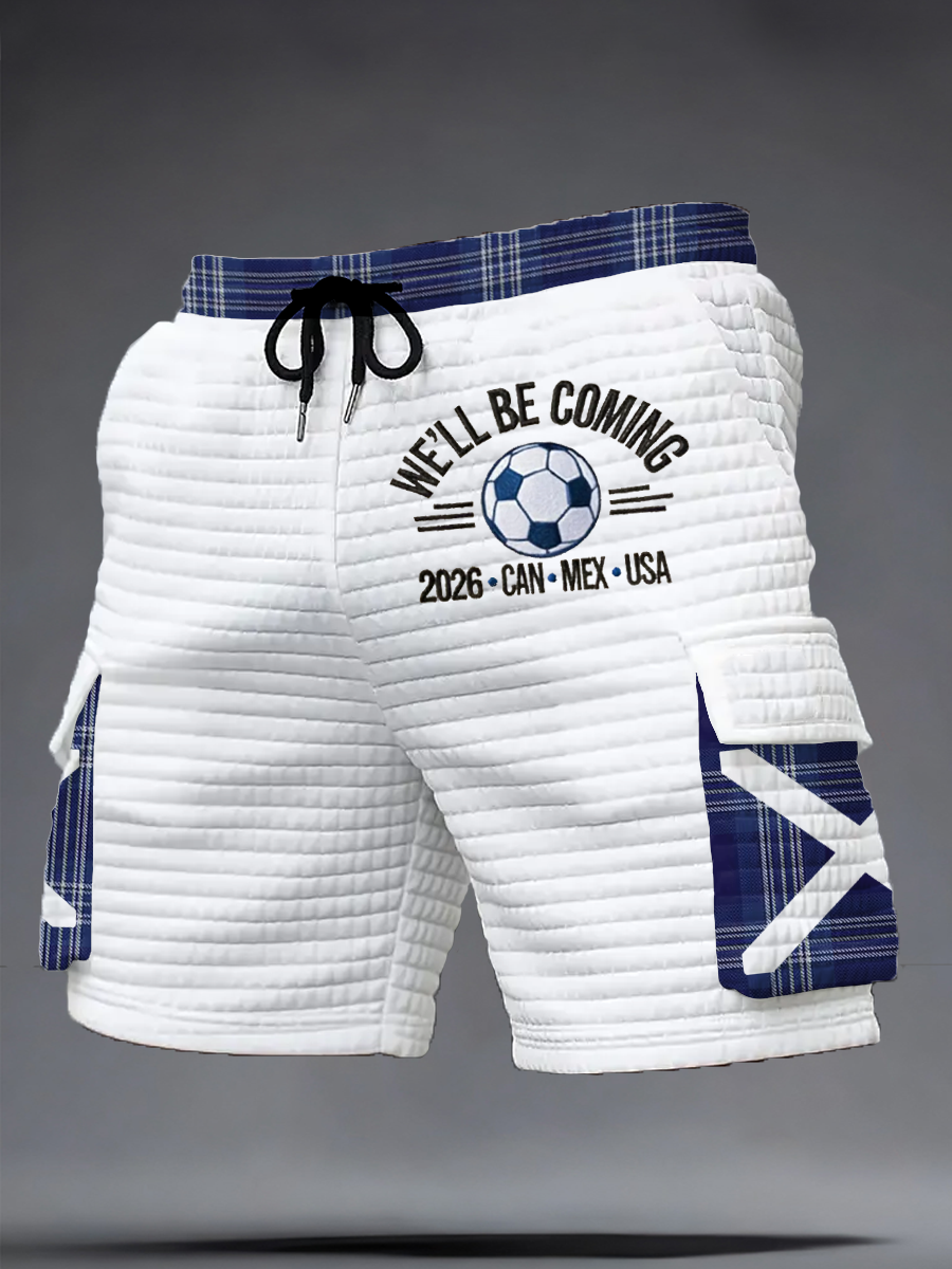 Men's Scotland Football Lover  Printed Shorts