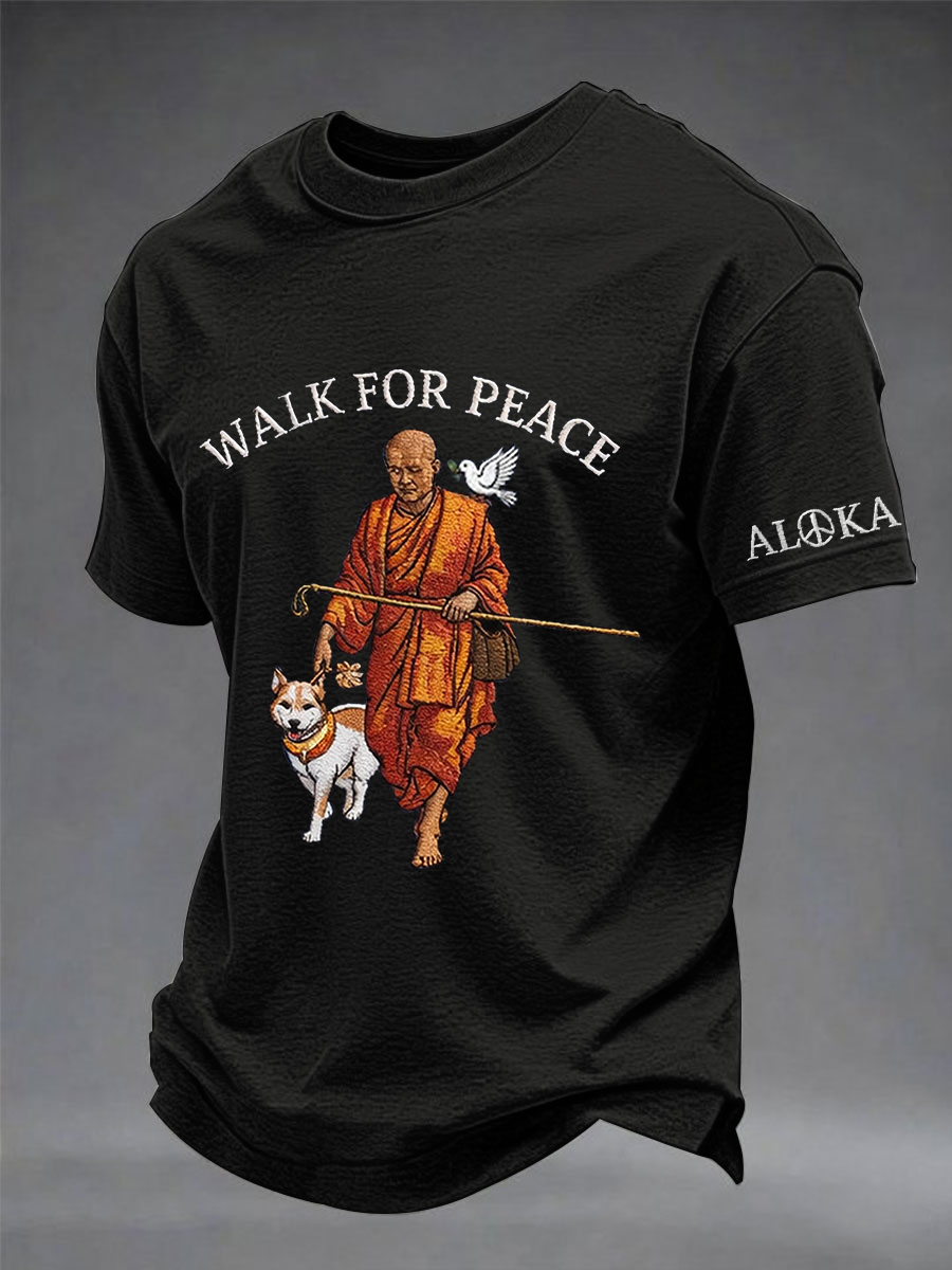 Men's Walk For Peace Short-sleeved T-shirt