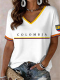 Women's Colombia V-Neck T-Shirt