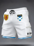 Men's Scotland Football Lover  Printed Shorts