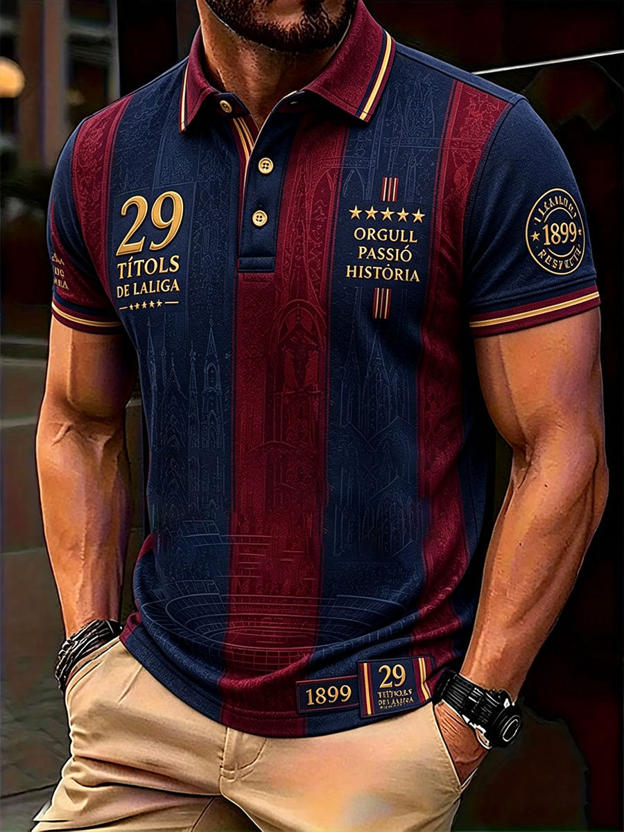Men's Spain Football Lover 29 Legends Printed Casual Tops